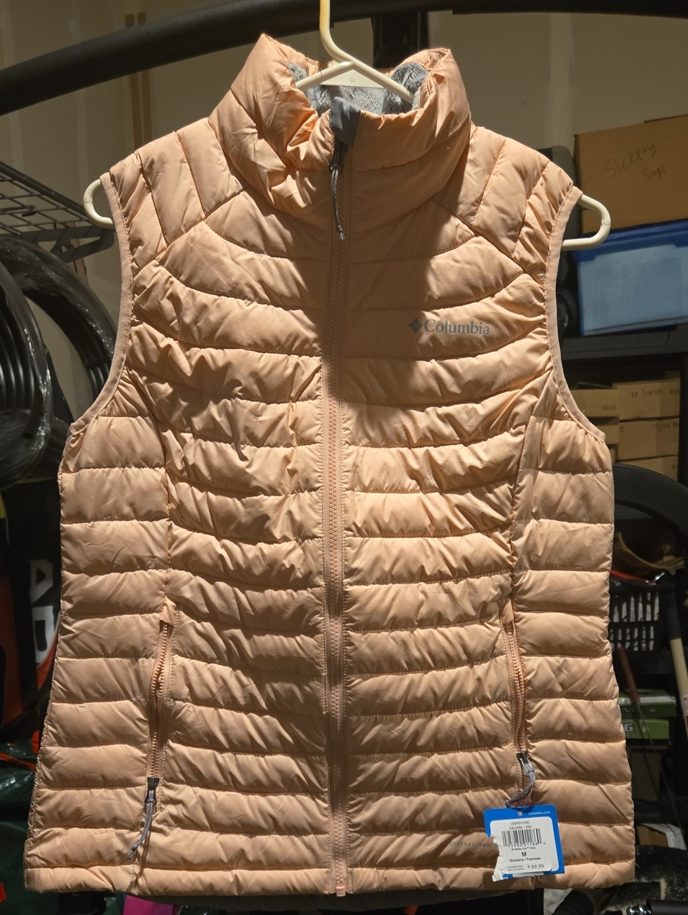 Columbia Women’s Peach Quilted Lightweight Vest